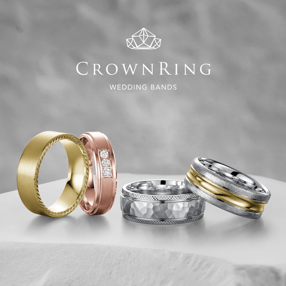 Crown ring hot sale wedding bands