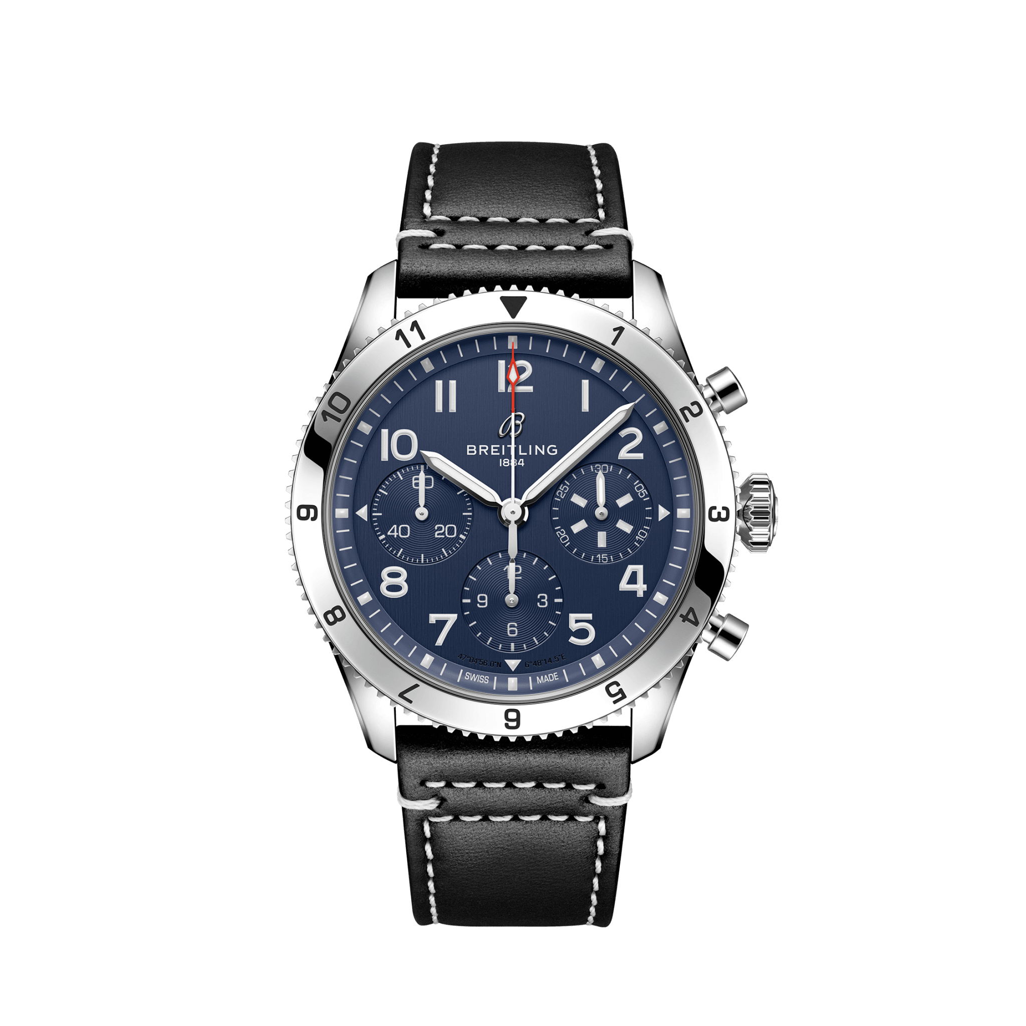 Breitling 1884 chronographe 100m top water resistant high quality