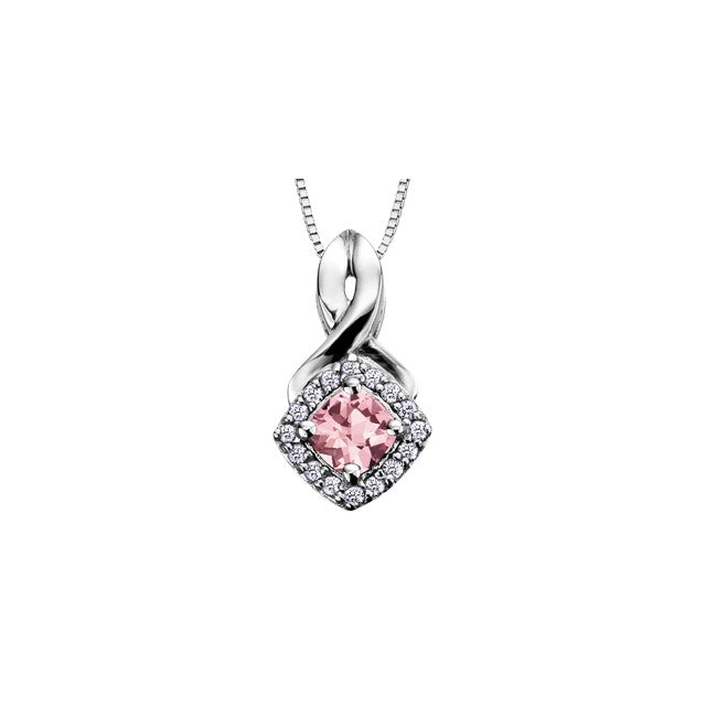 Pink on sale tourmaline pendant