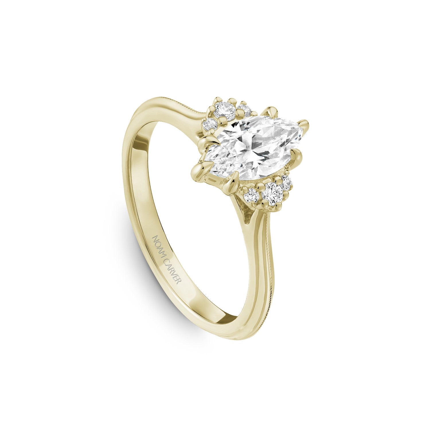 Noam Carver Marquise Diamond Engagement Ring