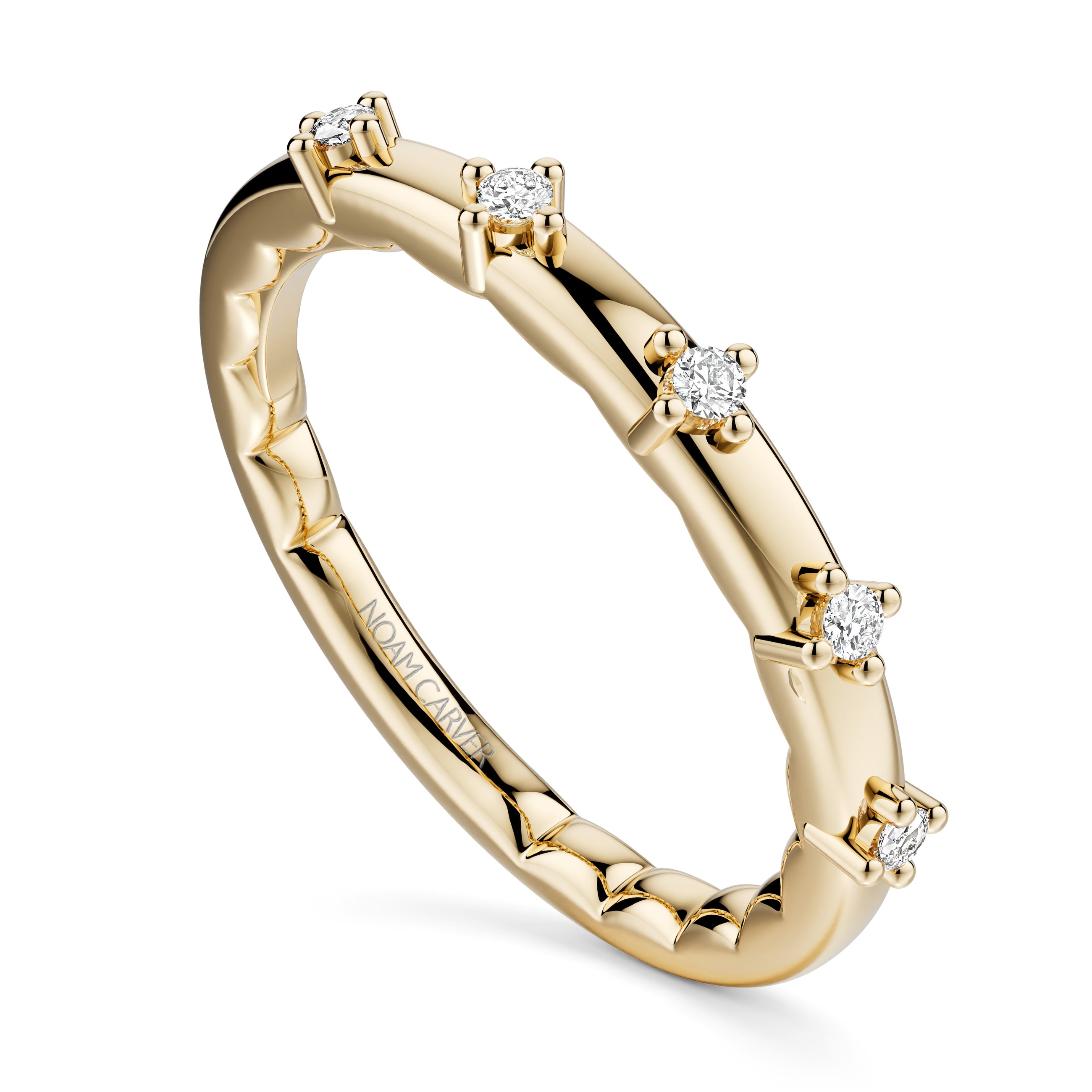 Noam Carver Luna Oval Diamond Engagement Ring