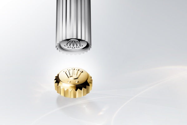 Rolex crown a part from the watch.
