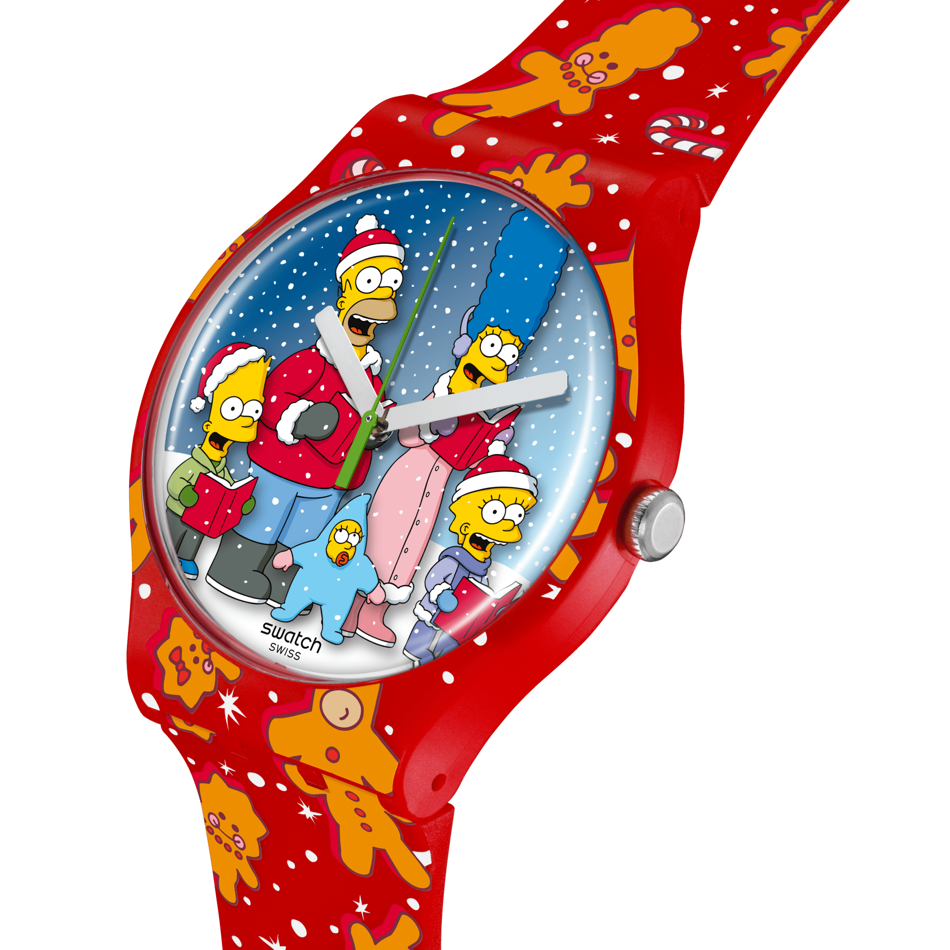 Swatch Watch Simpson's Wondrous Winter Wonderland 41mm