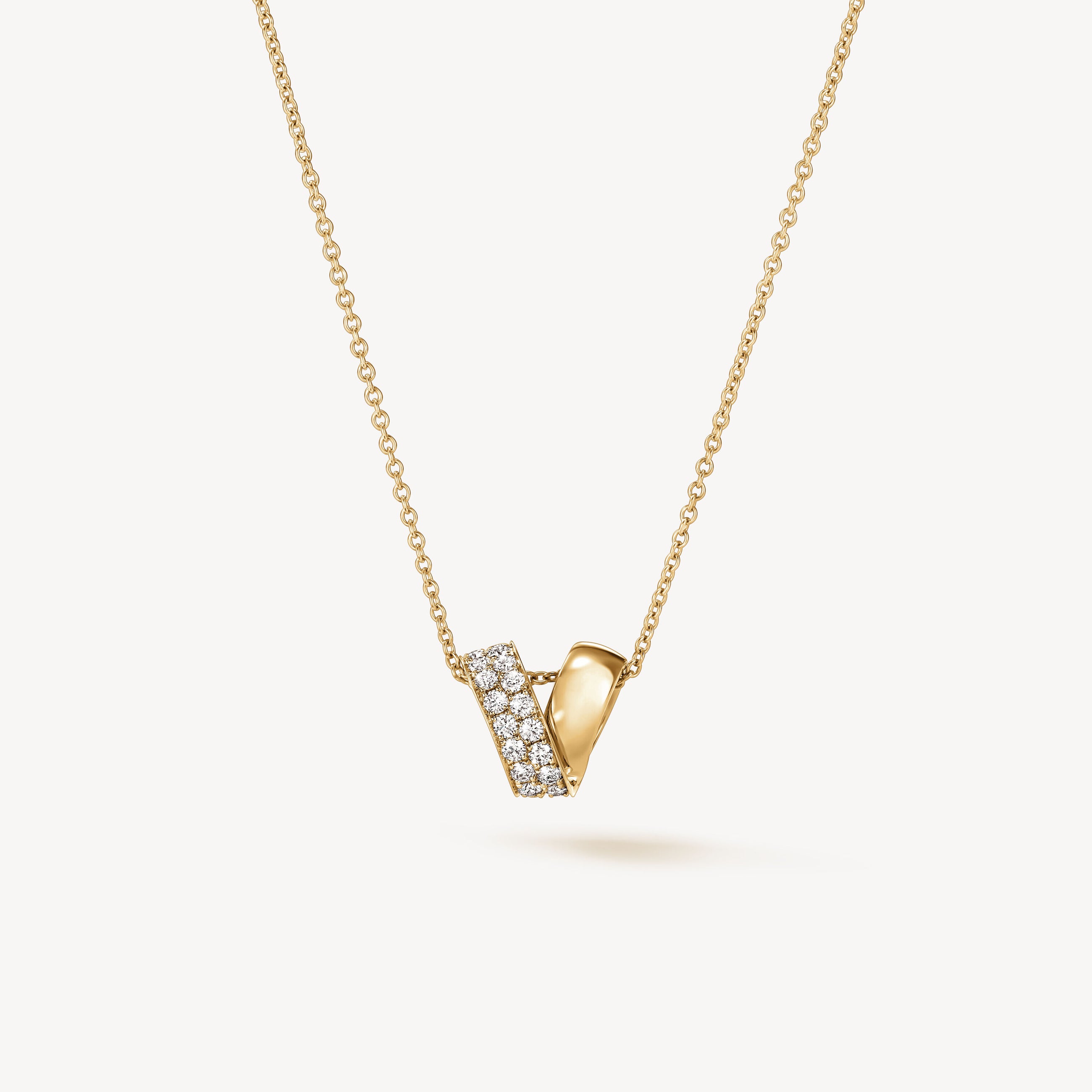 Hearts On Fire INSIDE/OUT Multi-Wear Rondel Diamond Pendant Necklace