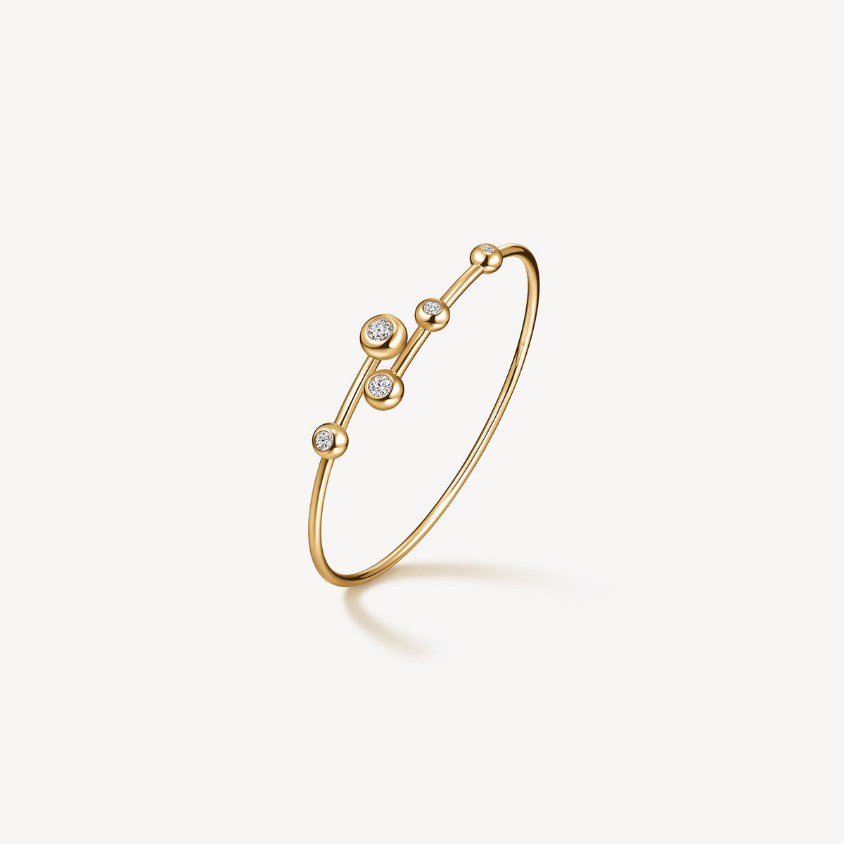 Hearts On Fire Dream Floating Flexi Bangle