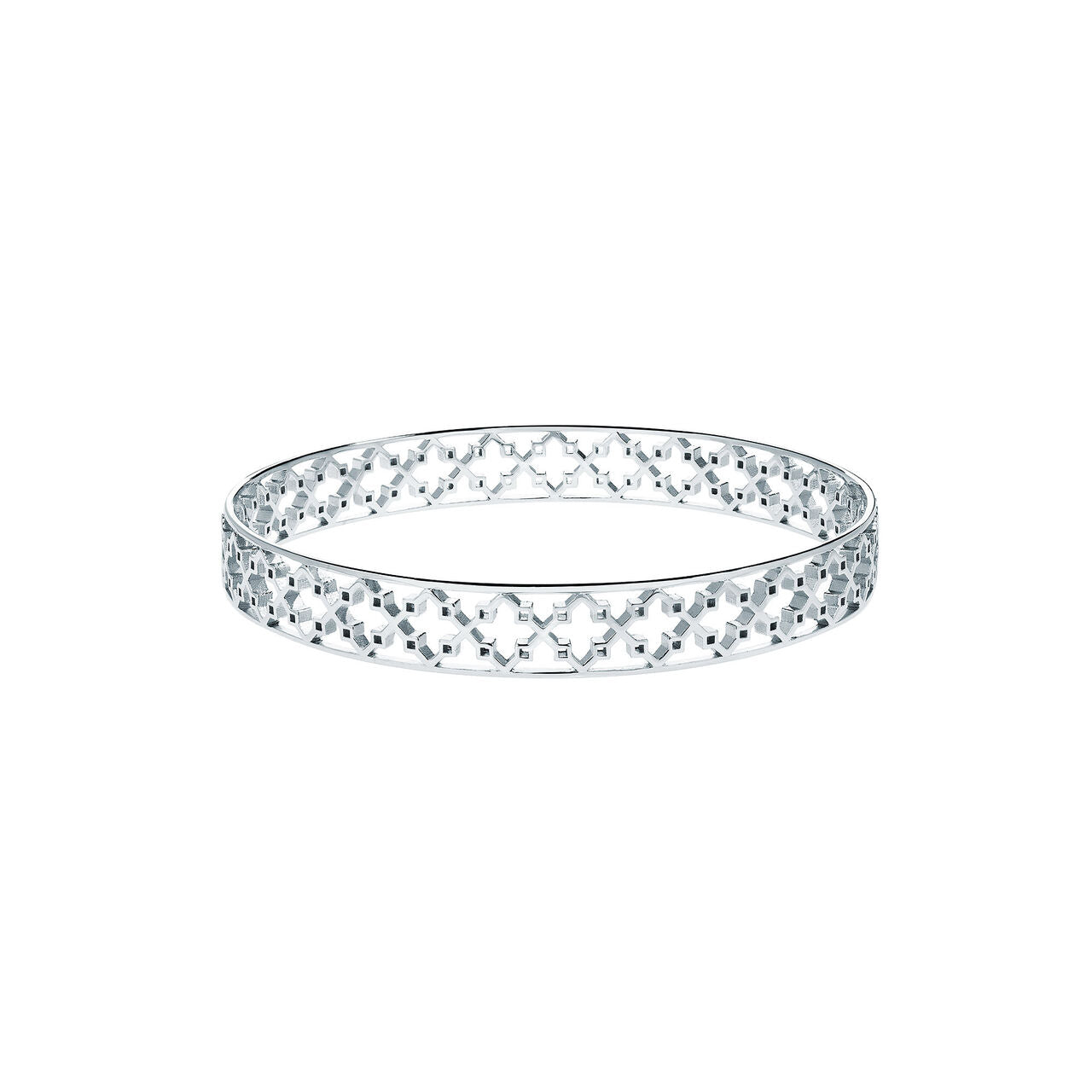 Birks Silver Muse Bangle with Mesh