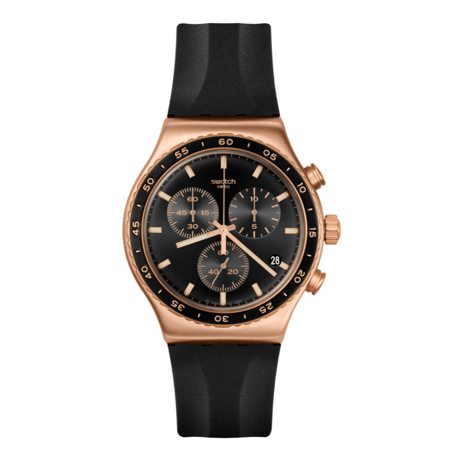 YVG410 Swatch Watch Stain Sheen 43mm IJL Since 1937