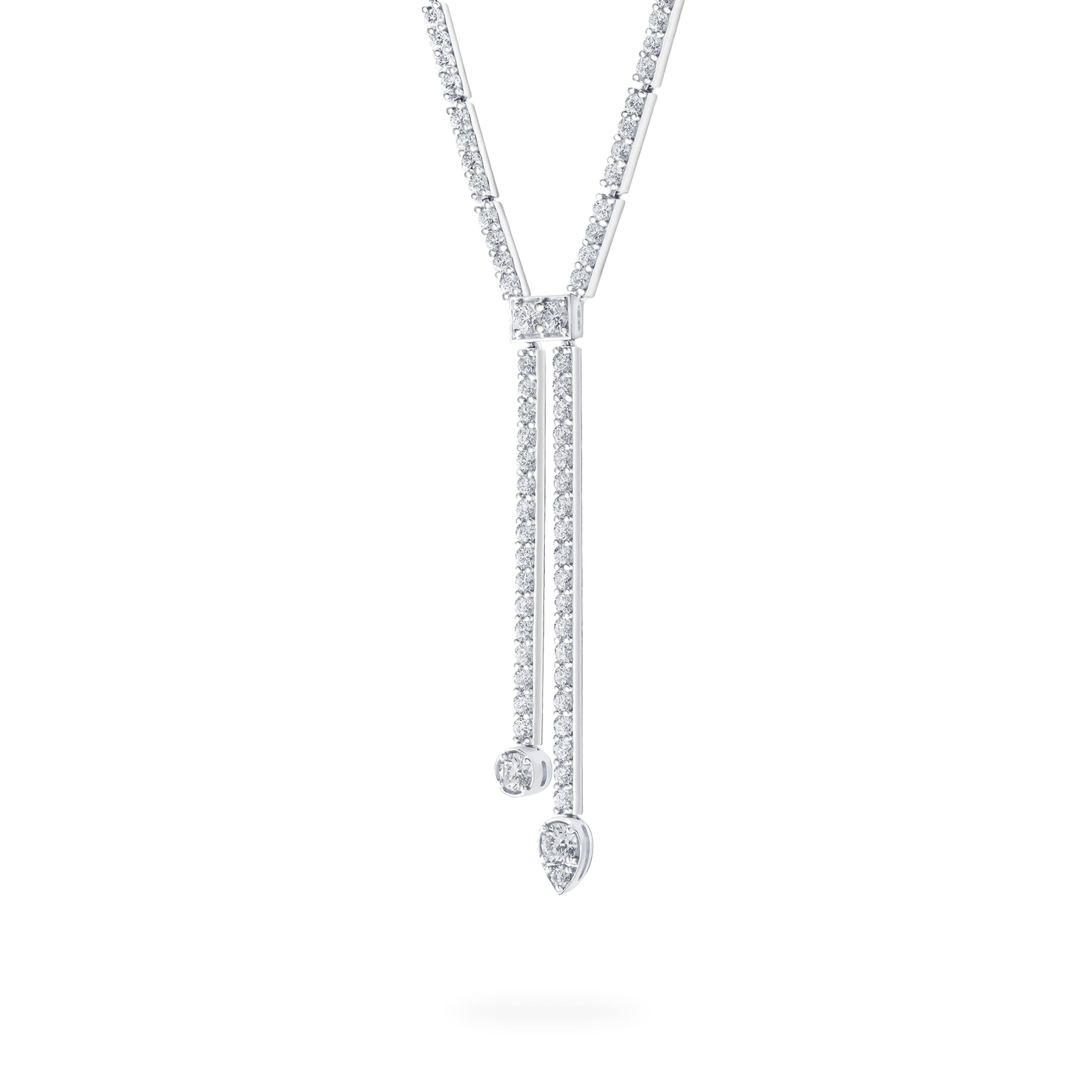 Birks Splash Diamond Lariat Necklace
