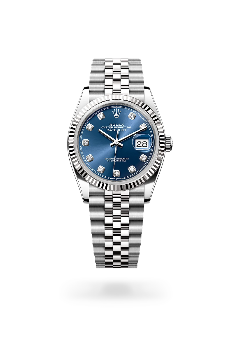 Rolex datejust 36 white sale