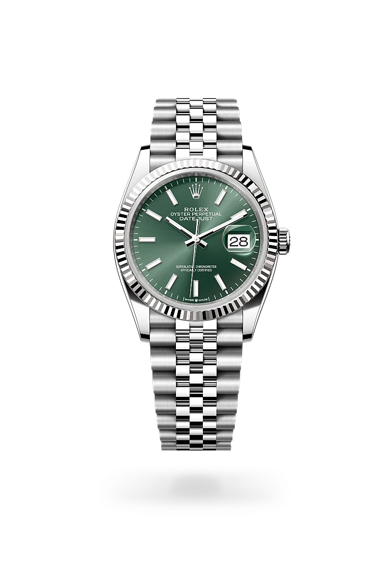 Rolex Datejust in White Rolesor - combination of Oystersteel and white gold, M126234-0051 - IJL Since 1937