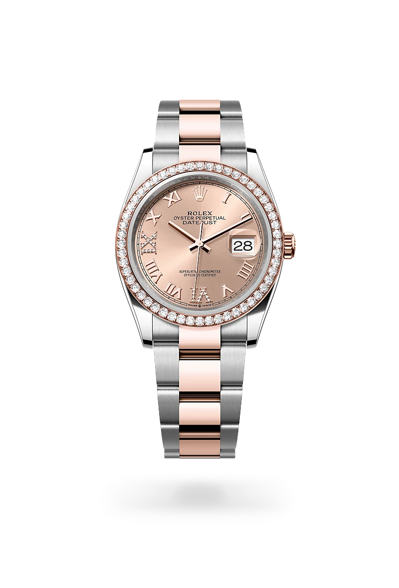 Rolex Datejust in Everose Rolesor - combination of Oystersteel and Everose gold, M126281RBR-0016 - IJL Since 1937