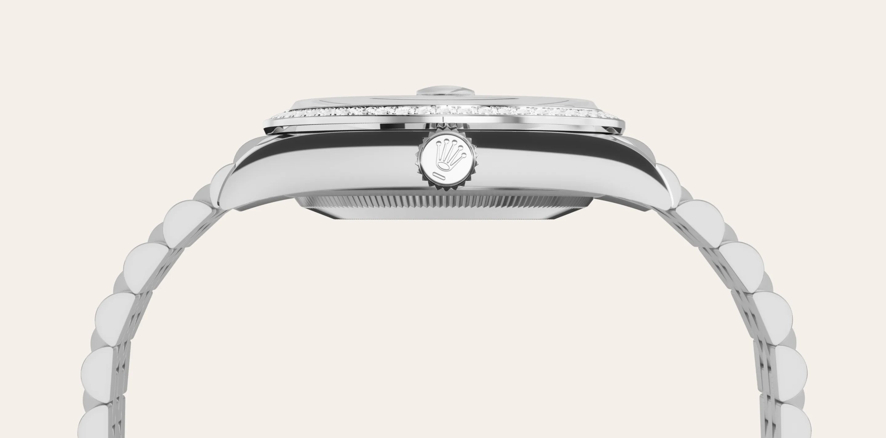 Rolex Datejust in White Rolesor - combination of Oystersteel and white gold, M126284RBR-0011 - IJL Since 1937