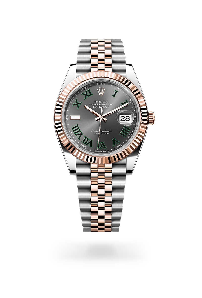 Rolex Datejust in Everose Rolesor combination of Oystersteel and Everose gold M126331 0016 IJL Since 1937