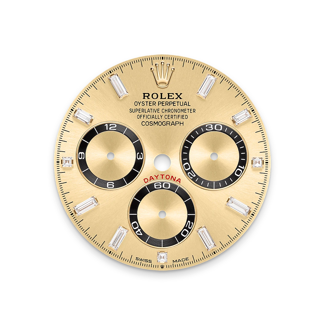 Rolex Cosmograph Daytona in 18 ct yellow gold with lugs set with diamonds, M126538TBR-0004 - IJL Since 1937