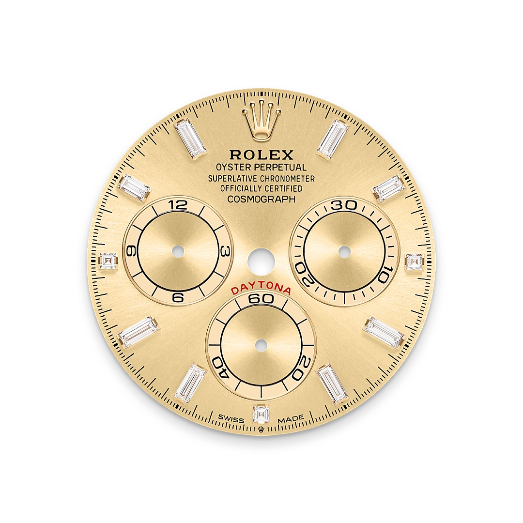 Rolex Cosmograph Daytona in 18 ct yellow gold with lugs set with diamonds, M126598TBR-0001 - IJL Since 1937