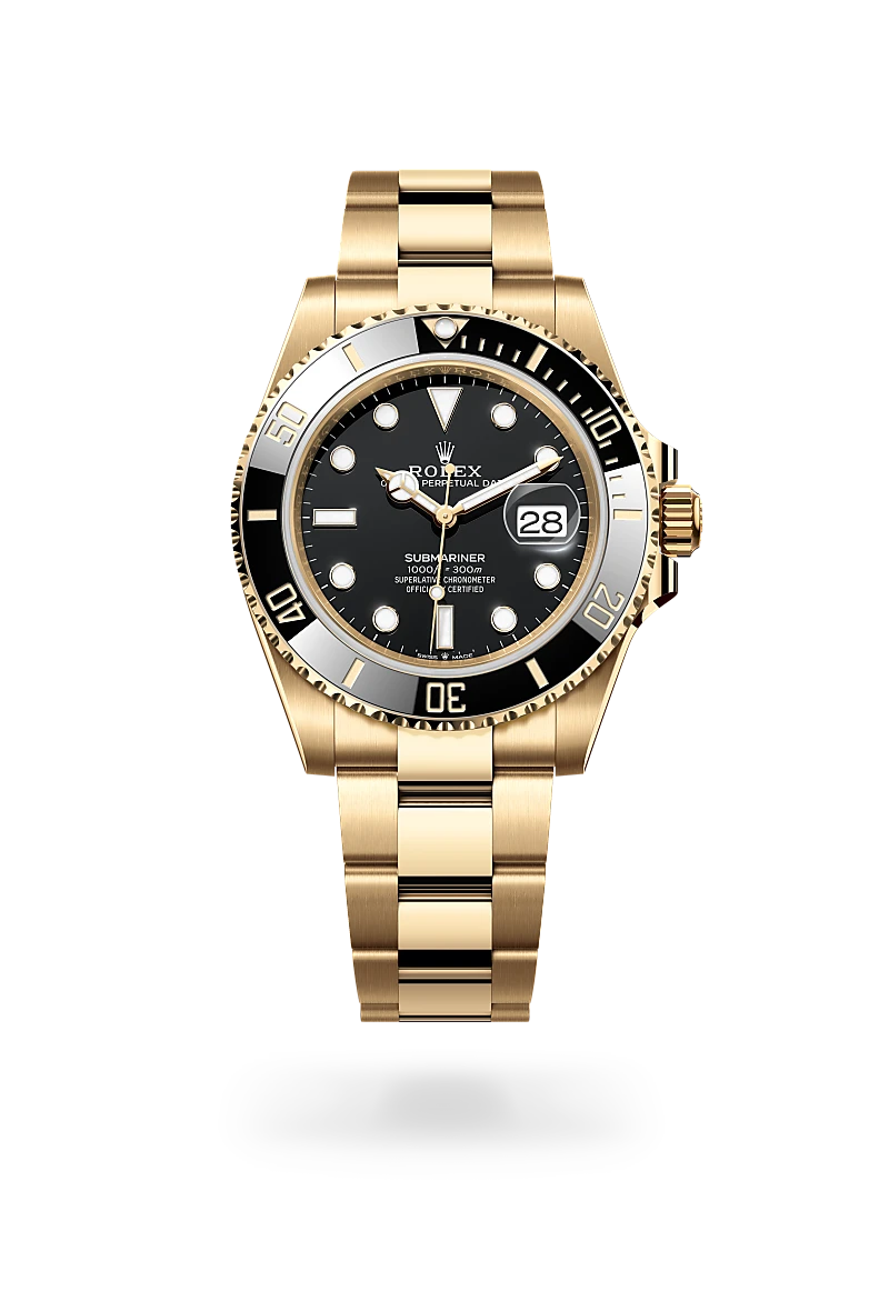 Rolex Submariner in 18 ct yellow gold, M126618LN-0002 - IJL Since 1937