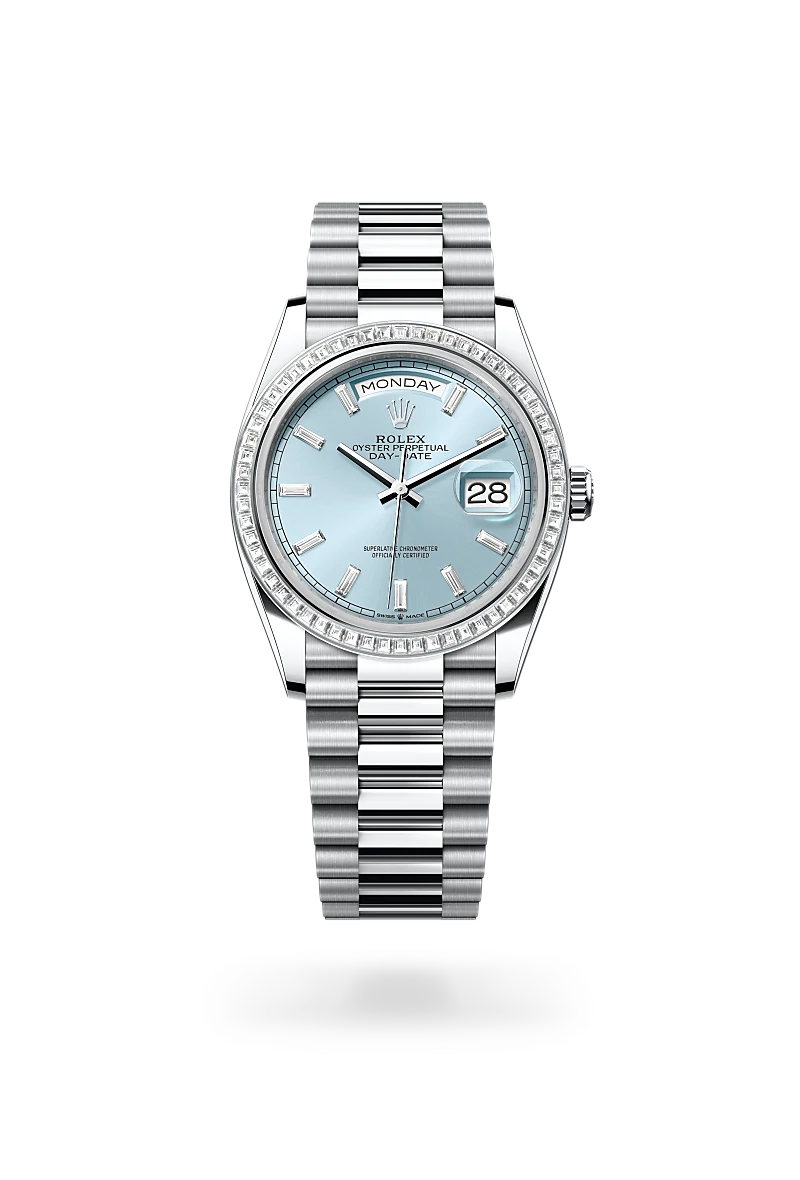 Rolex Day Date in Platinum M128396TBR 0003 IJL Since 1937