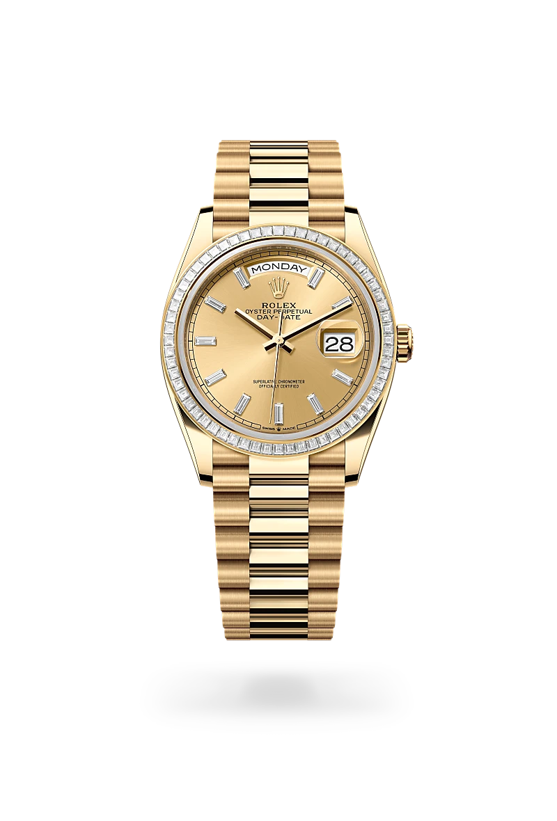 Rolex Day Date in 18 ct yellow gold M128398TBR 0037 IJL Since 1937