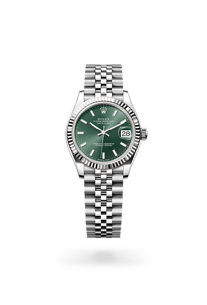 Rolex Datejust in White Rolesor - combination of Oystersteel and white gold, M278274-0018 - IJL Since 1937
