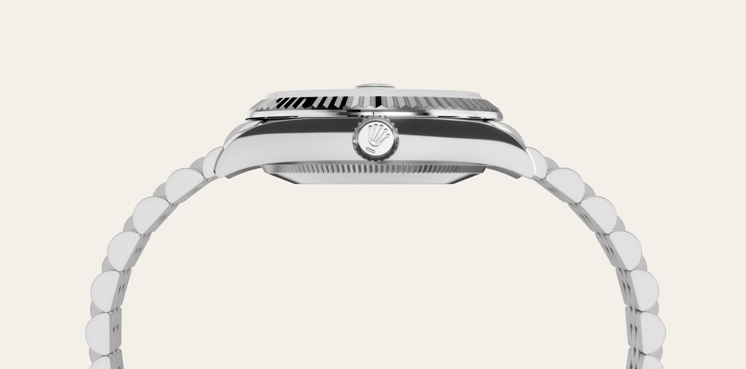 Rolex Datejust in White Rolesor - combination of Oystersteel and white gold, M278274-0018 - IJL Since 1937