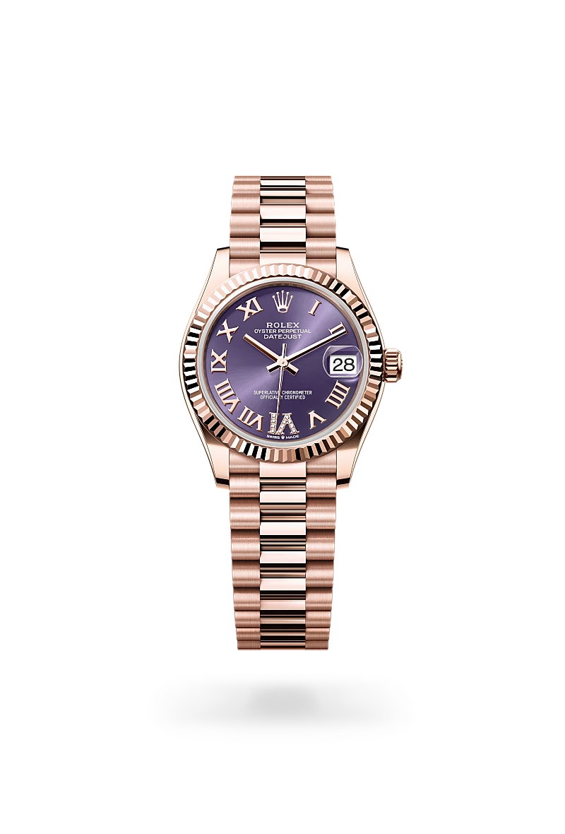 Rolex Datejust in 18 ct Everose gold M278275 0029 IJL Since 1937