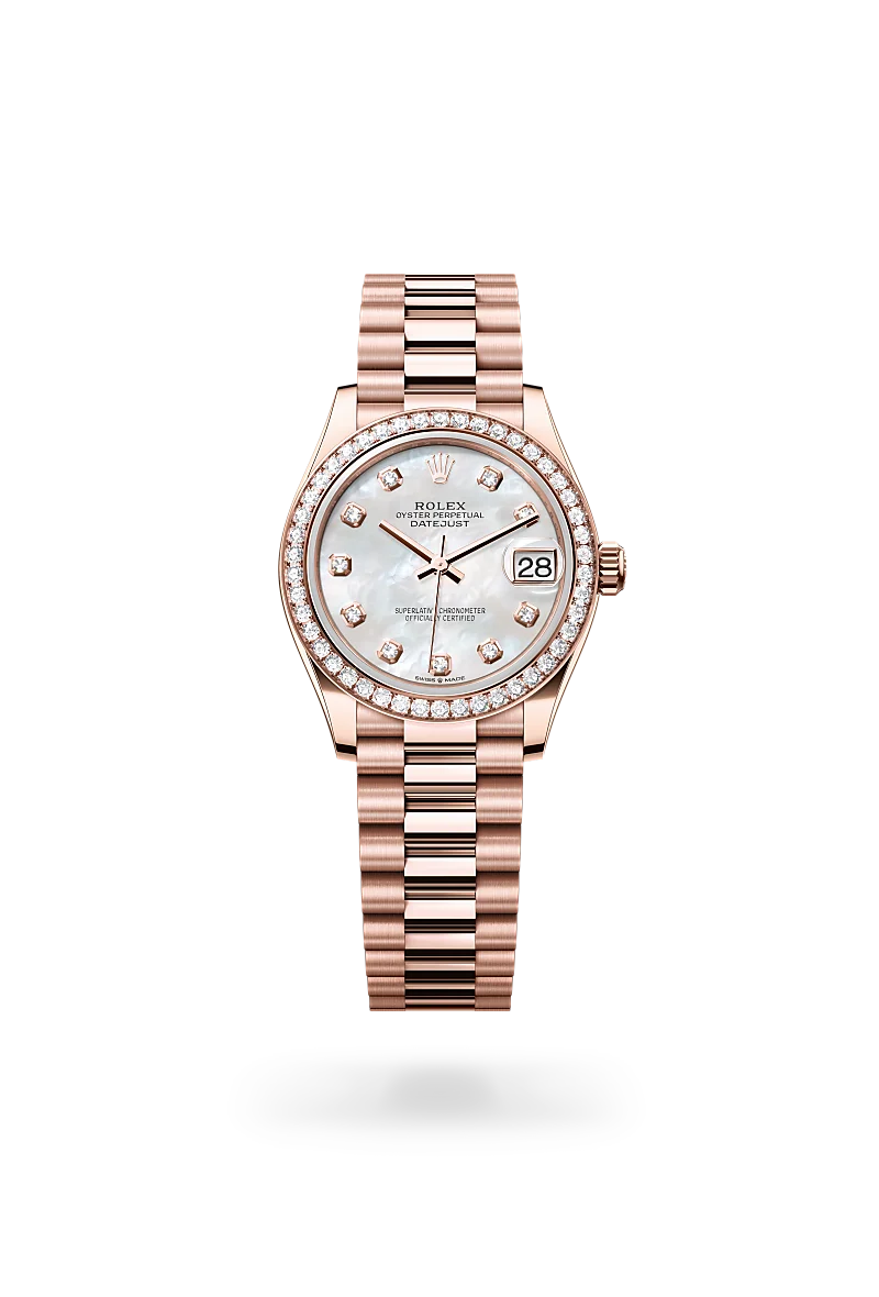 Rolex Datejust in 18 ct Everose gold, M278285RBR-0005 - IJL Since 1937
