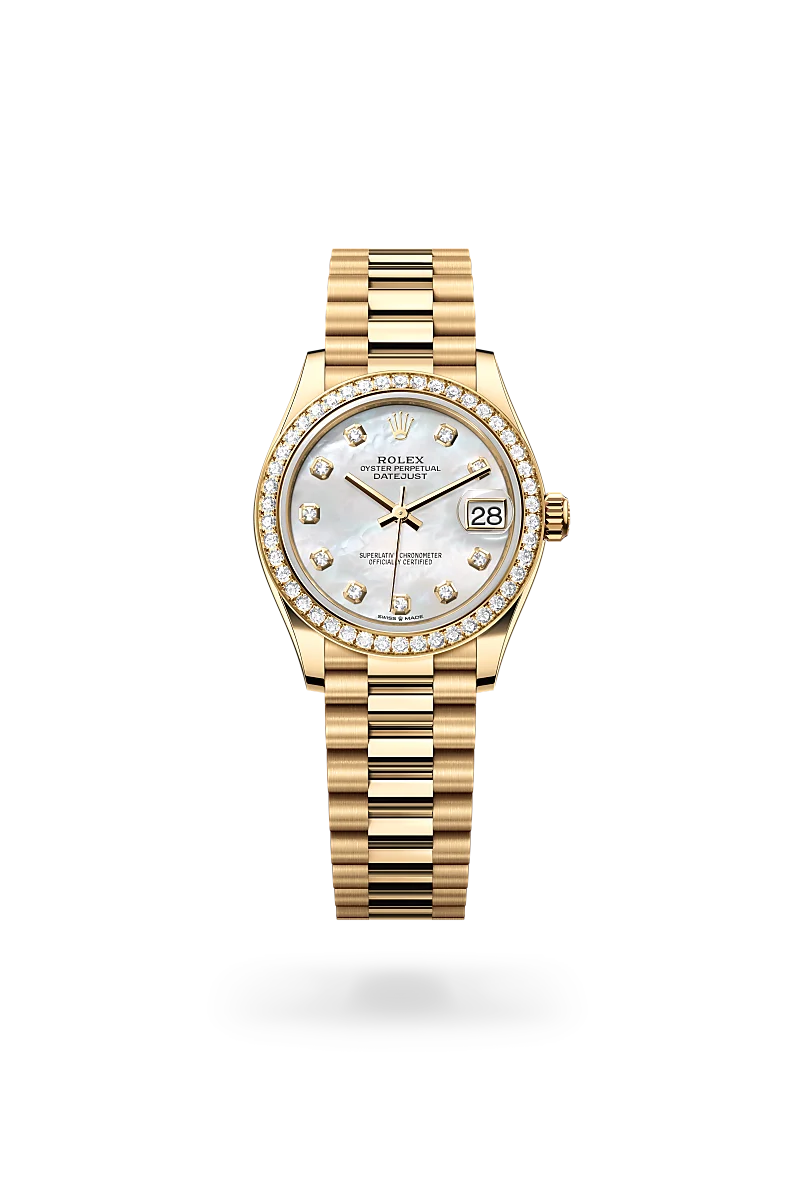 Rolex Datejust in 18 ct yellow gold M278288RBR 0006 IJL Since 1937