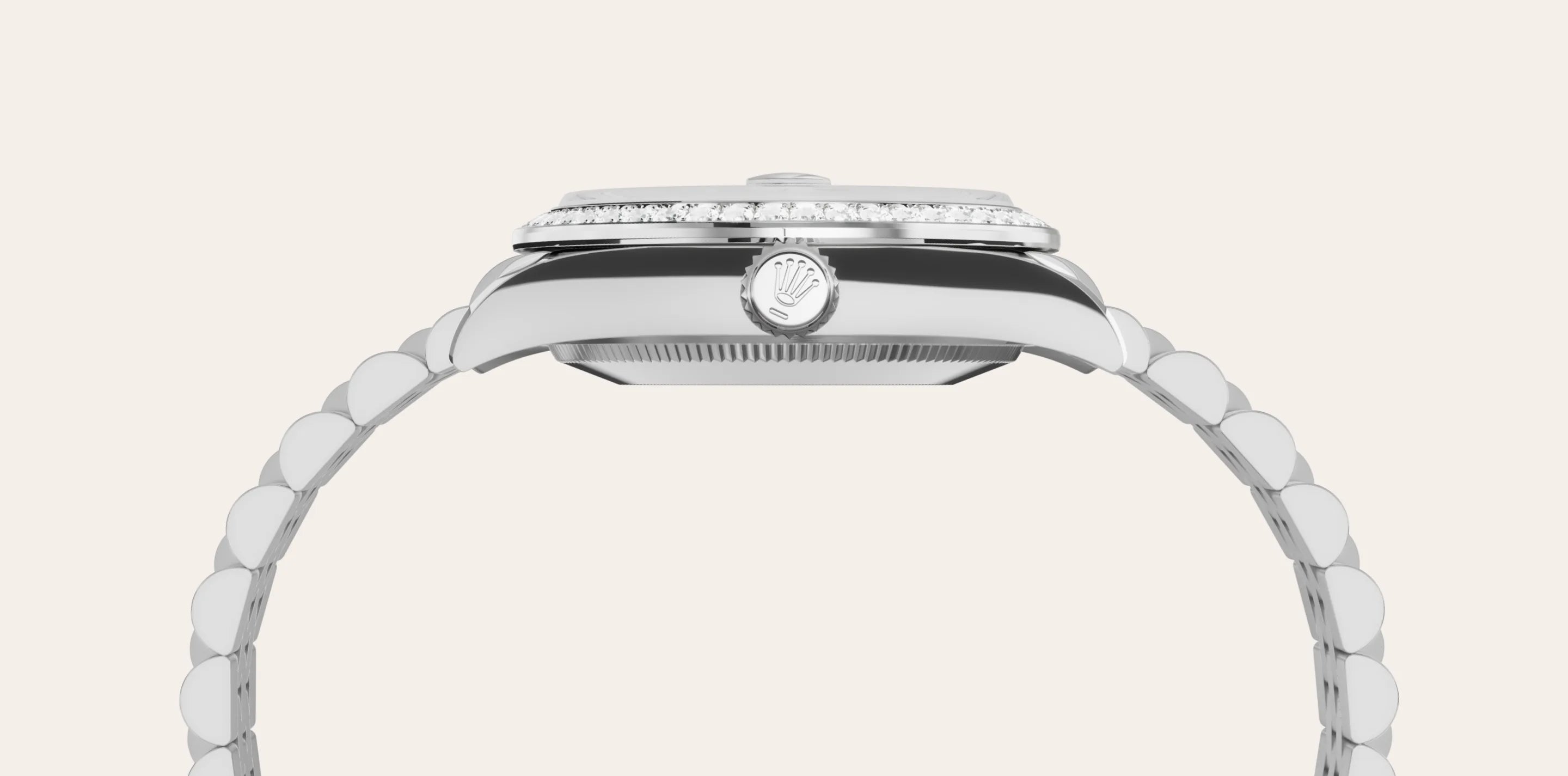 Rolex Datejust in White Rolesor - combination of Oystersteel and white gold, M278384RBR-0008 - IJL Since 1937