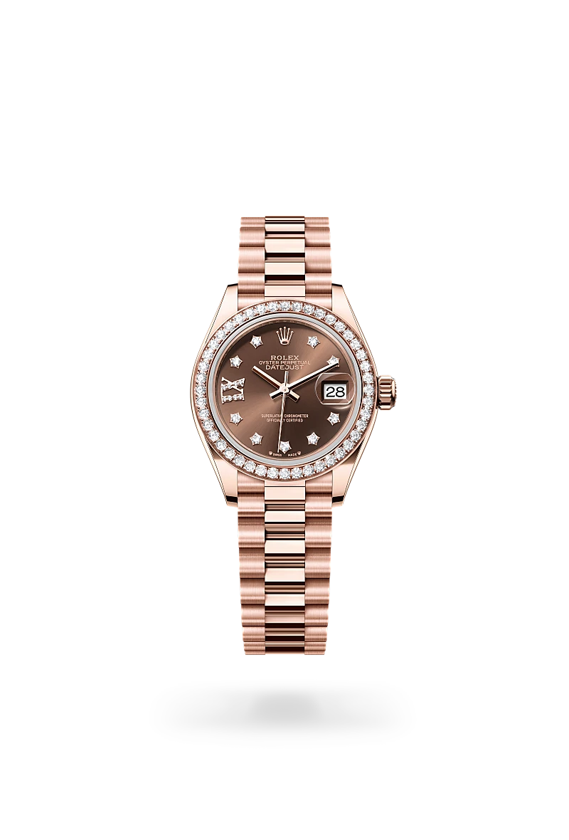 Rolex Lady-Datejust in 18 ct Everose gold, M279135RBR-0001 - IJL Since 1937