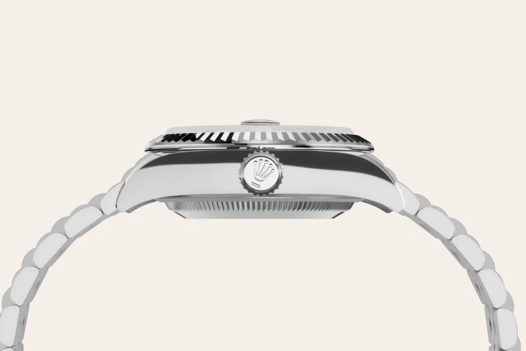 Rolex Lady-Datejust in White Rolesor - combination of Oystersteel and white gold, M279174-0019 - IJL Since 1937