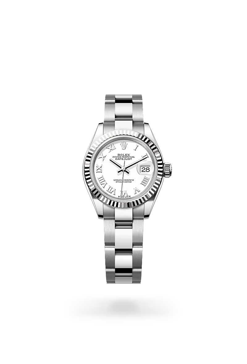 Rolex Lady-Datejust in White Rolesor - combination of Oystersteel and white gold, M279174-0020 - IJL Since 1937