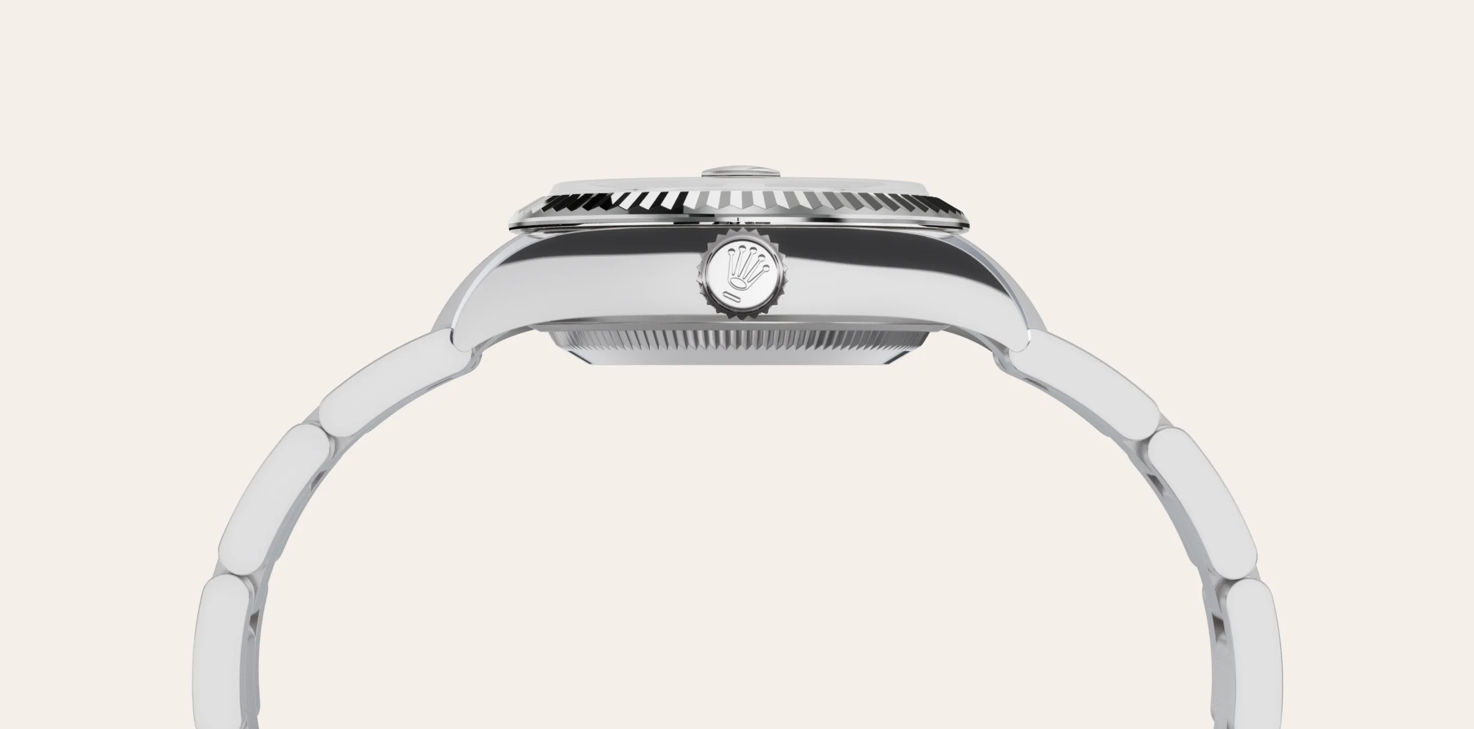 Rolex Lady-Datejust in White Rolesor - combination of Oystersteel and white gold, M279174-0020 - IJL Since 1937