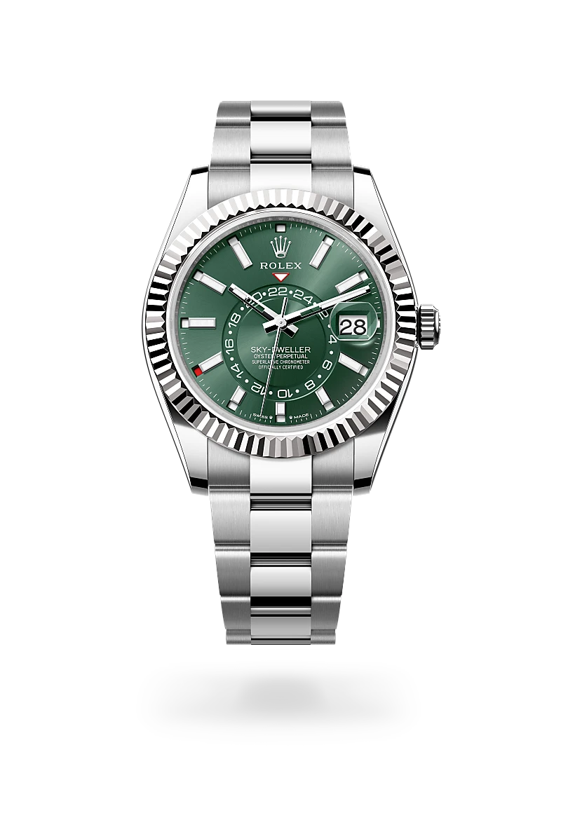 Rolex Sky-Dweller in White Rolesor - combination of Oystersteel and white gold, M336934-0001 - IJL Since 1937
