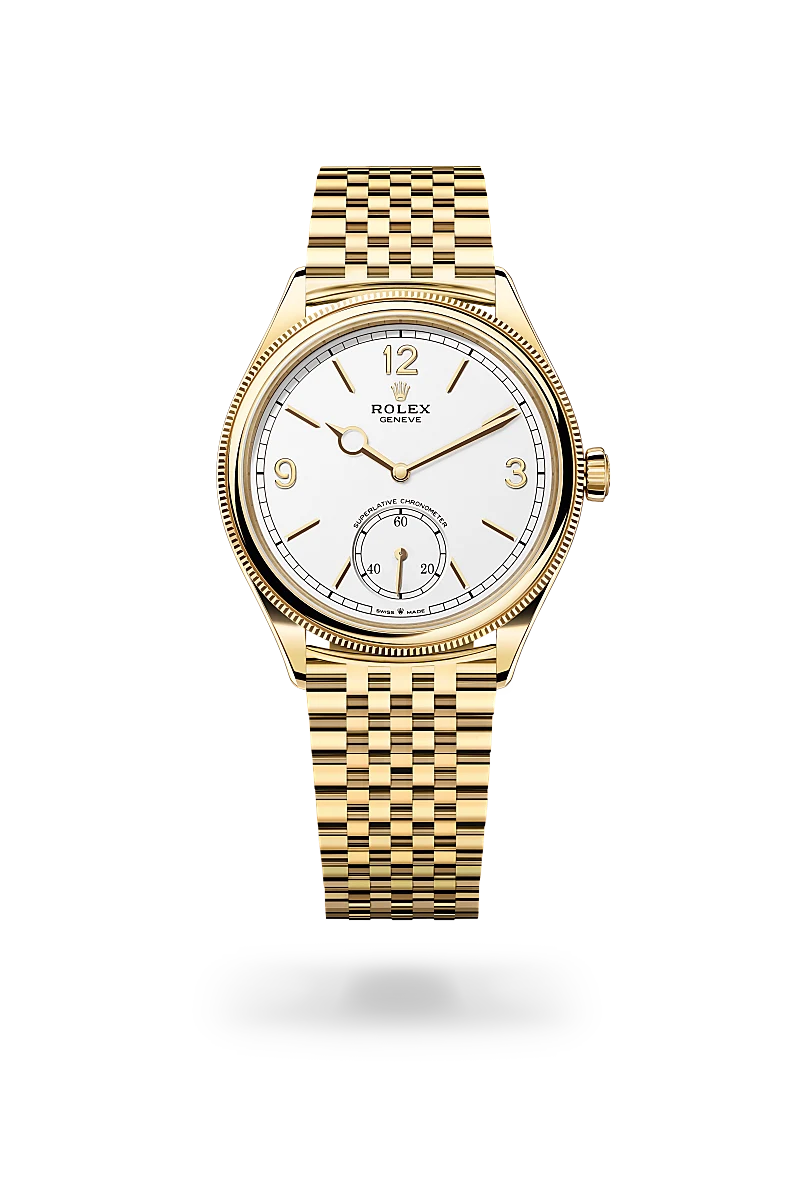 ROLEX Datejust ゴールド文字盤 針セット Rolex 1908 in 18 ct yellow gold, M52508-0008 | IJL Since 1937