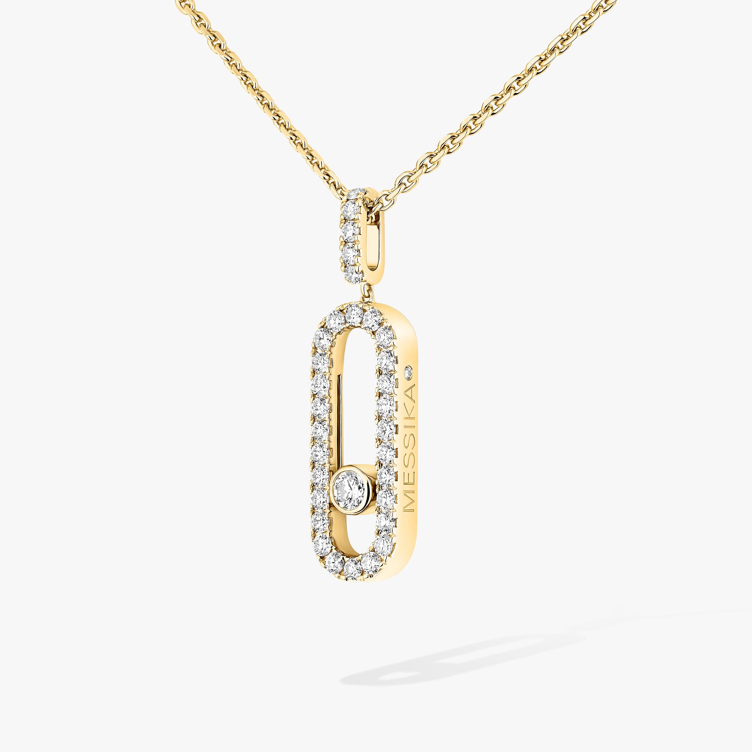 Messika Move Uno Pavé LM Necklace