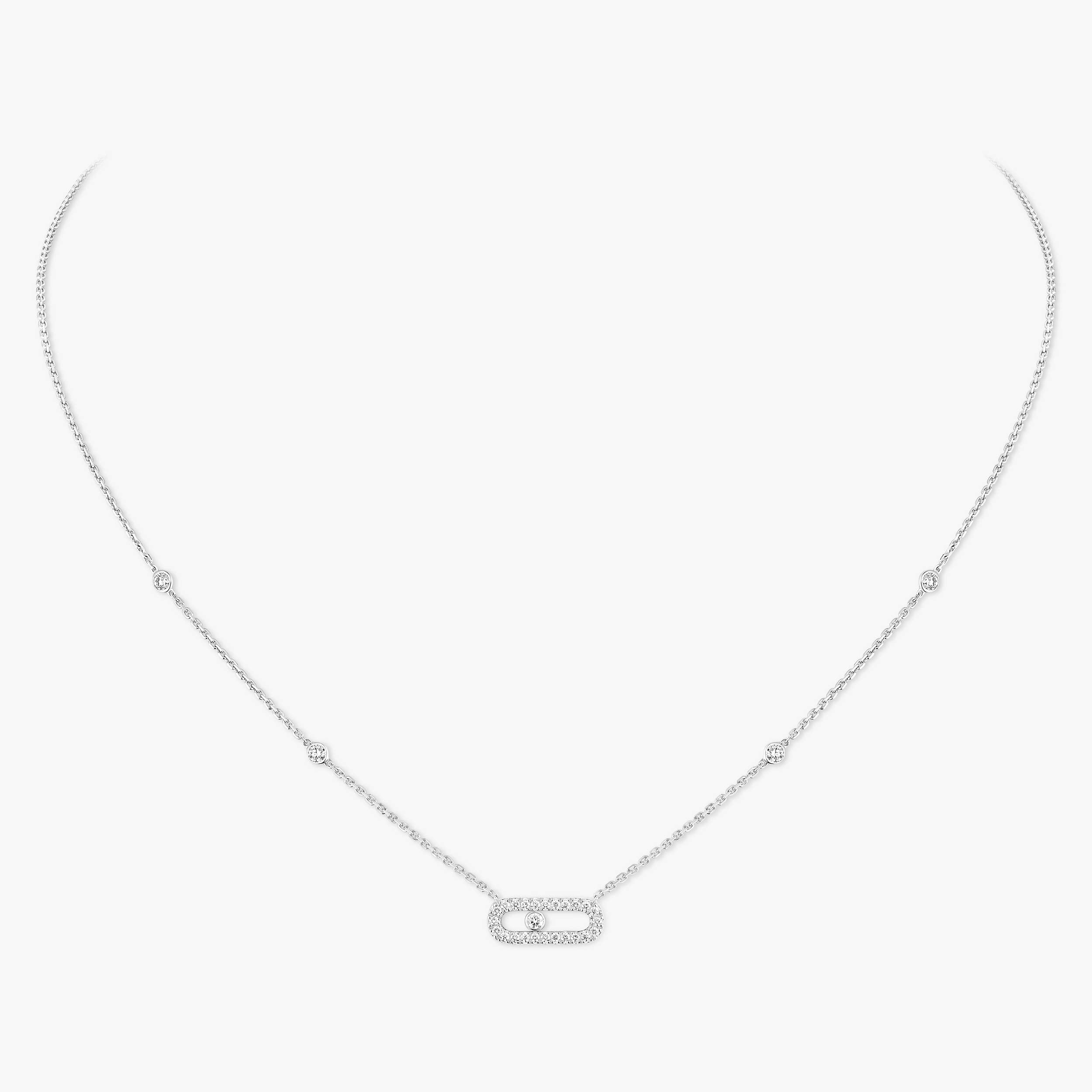 Messika Uno Pavé Necklace