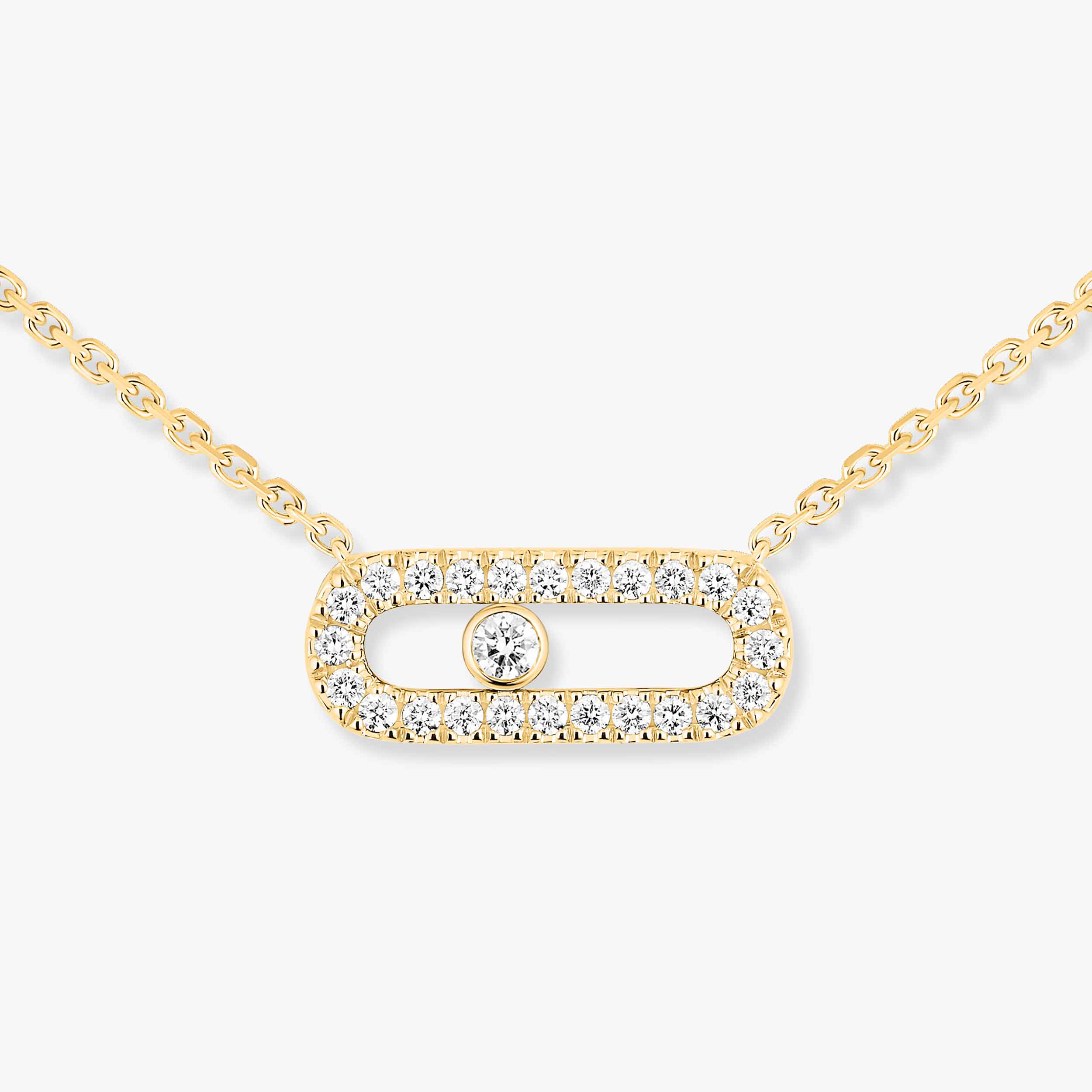 Messika Move Uno Pavé Necklace