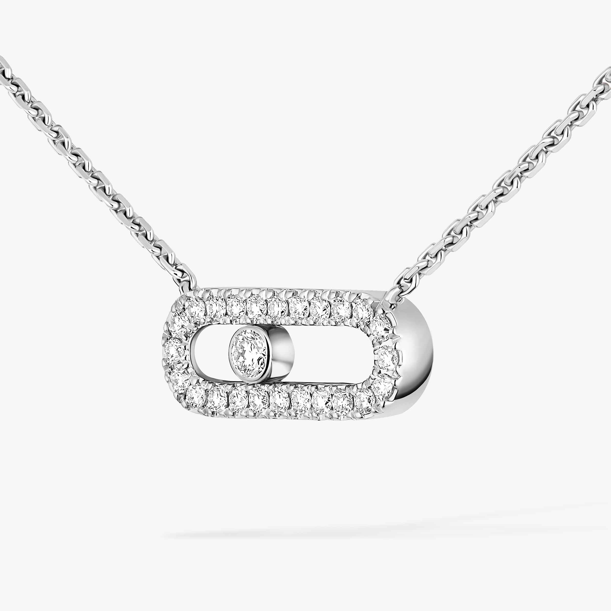 Messika Uno Pavé Necklace