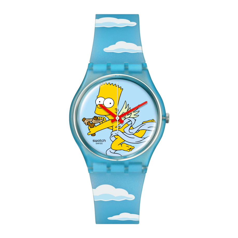 Swatch Watch Simpson's Angel Bart 34mm