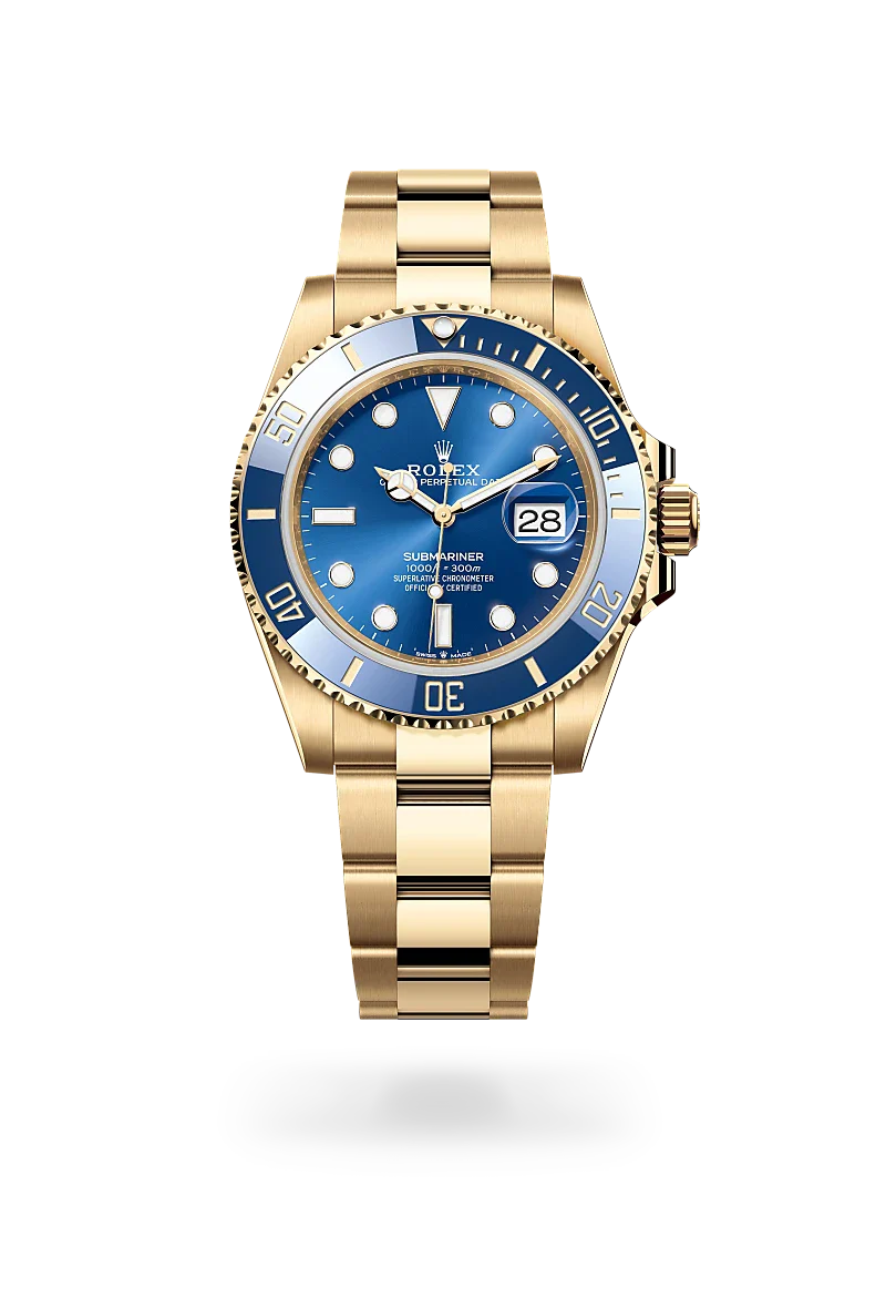 Rolex Submariner in 18 ct yellow gold, M126618LB-0002 - IJL Since 1937