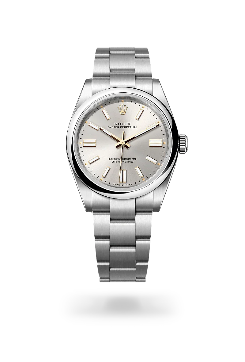 Rolex Oyster Perpetual in Oystersteel, M134300-0001 - IJL Since 1937