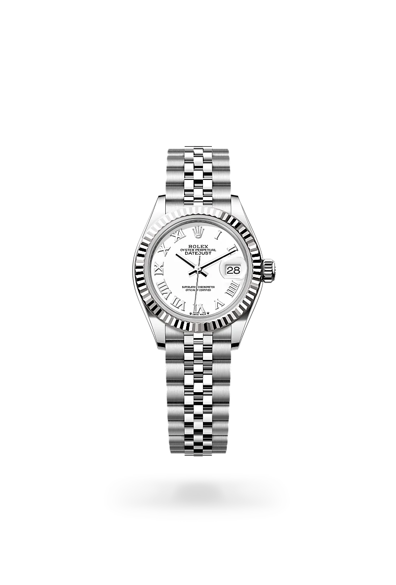 Rolex Lady-Datejust in White Rolesor - combination of Oystersteel and white gold, M279174-0019 - IJL Since 1937