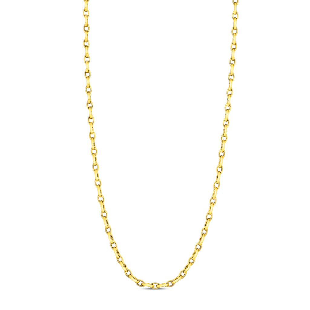 Roberto Coin 18KY Designer Gold Almond Link Chain | 22