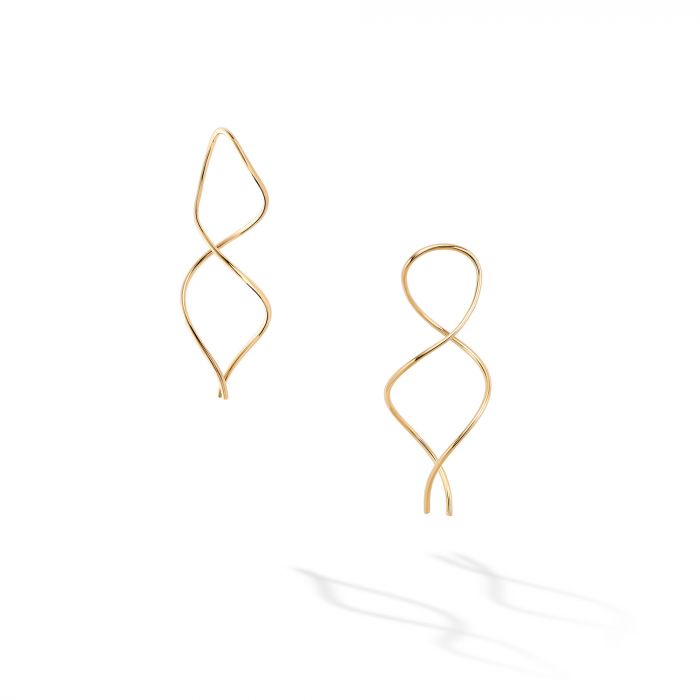 Birks Essentials 18K Yellow Spiral Earrings