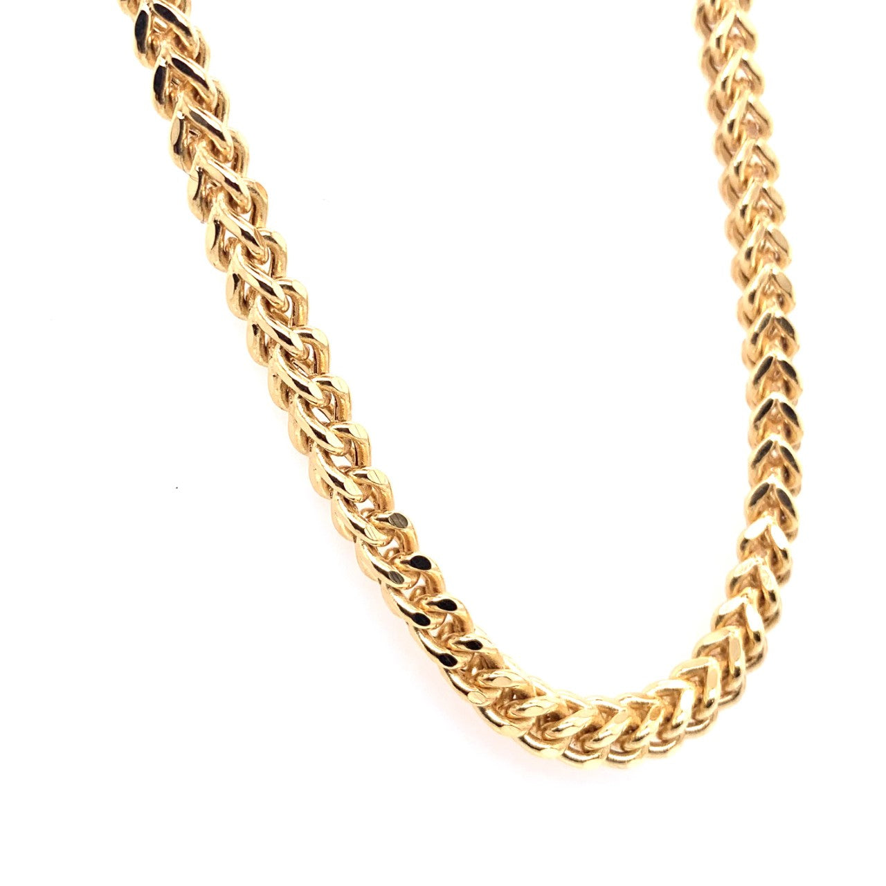 14K Yellow 20" Franco Chain
