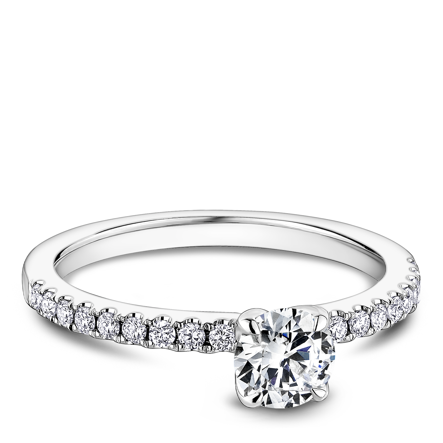 One Love Diamond Engagement Ring In 14KW
