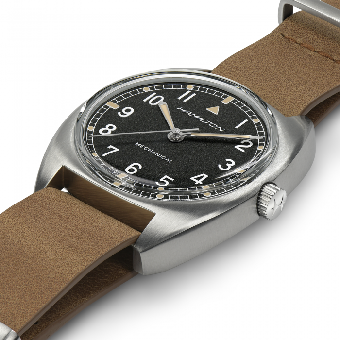 Hamilton Khaki Aviation Pilot Pioneer Mechanical, model #H76419531, at IJL Since 1937