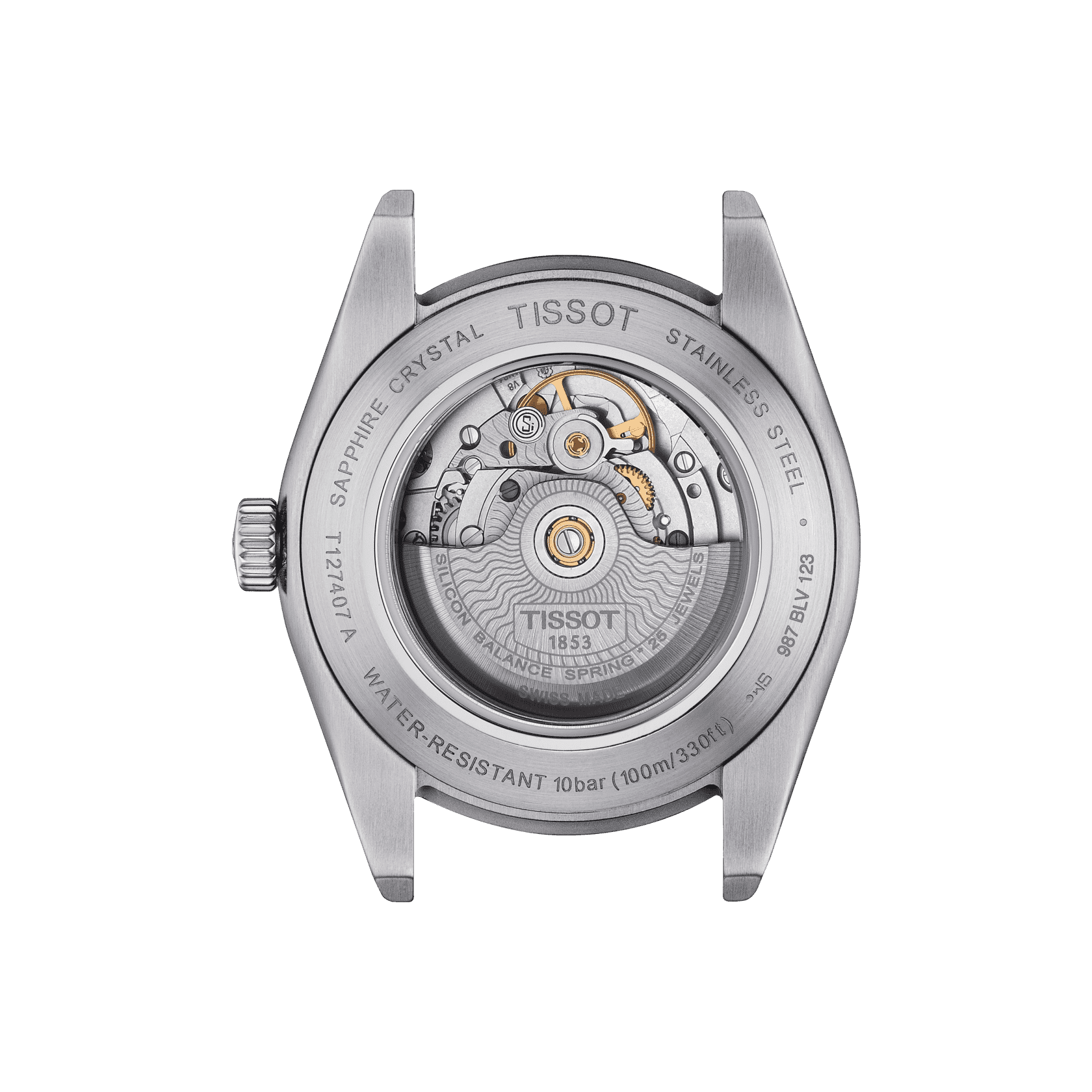 Tissot Gentleman Powermatic 80 Silicium, model #T127.407.16.041.00, at IJL Since 1937