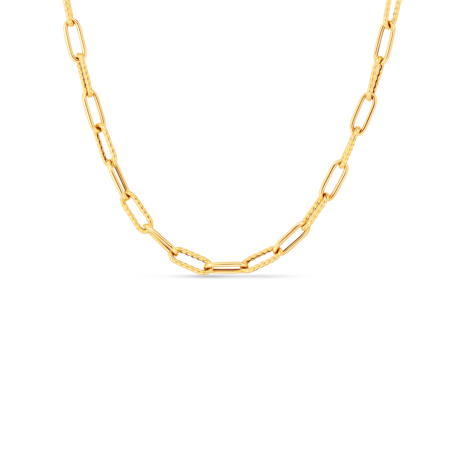 Paperclip on sale chain necklace