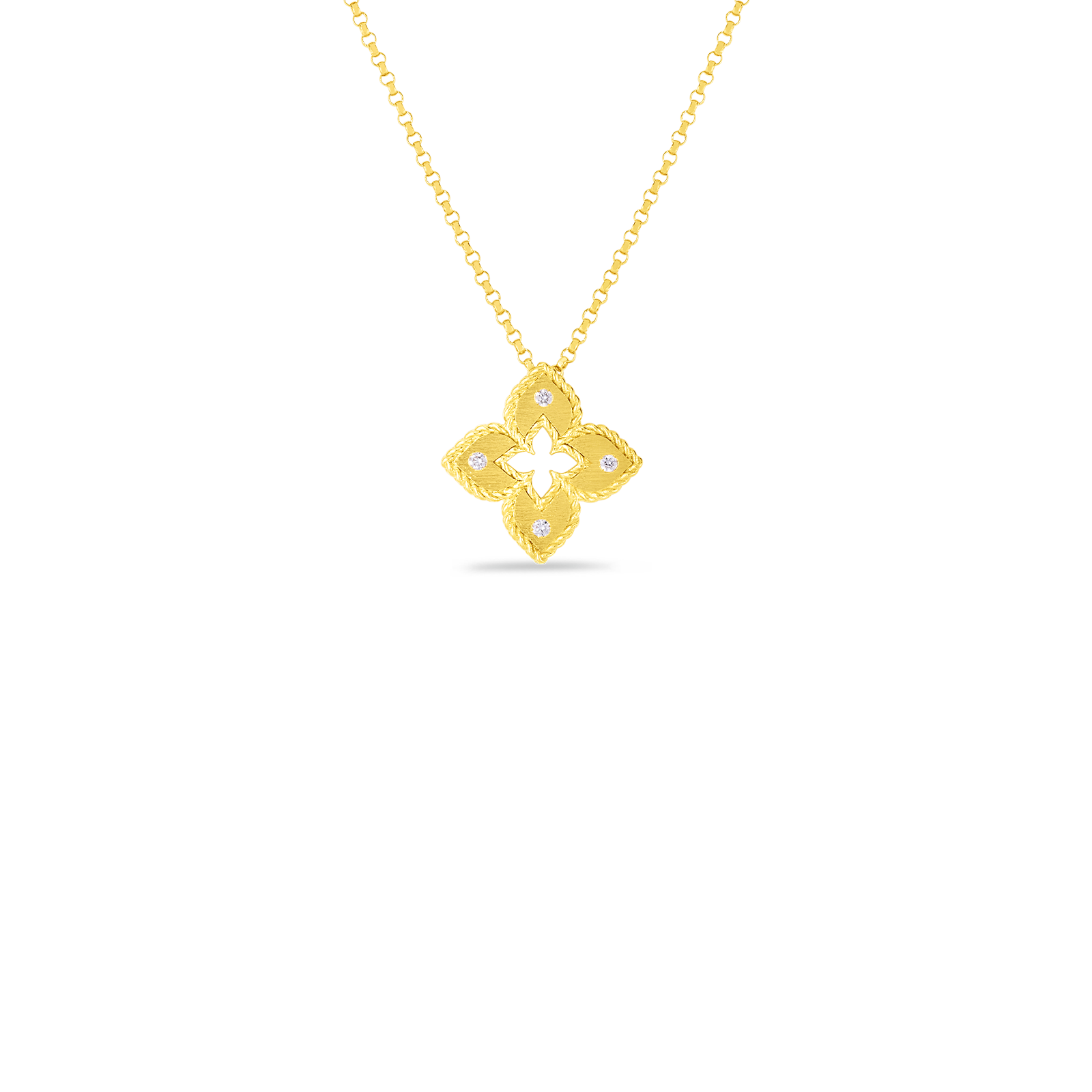 Roberto Coin 18KY Petite Venetian Necklace